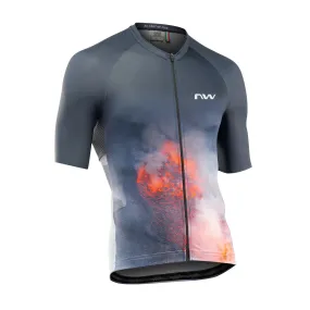 Northwave Fire Jersey - Anthra/Red