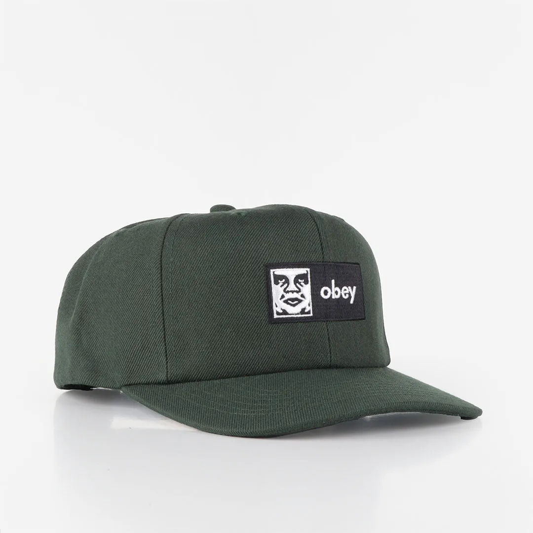 OBEY Case 6 Panel Classic Snapback Cap