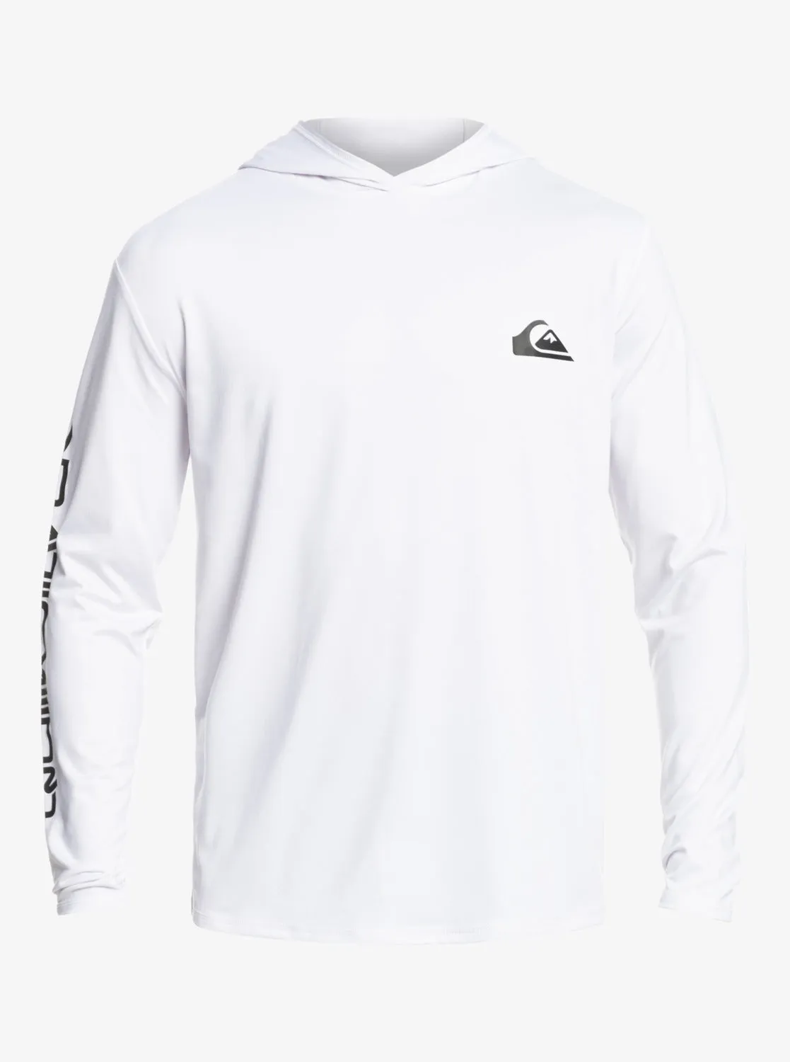 Omni Session UPF 50 Hooded Long Sleeve Surf Tee - White