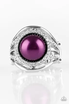 Pampered In Pearls - Purple Ring