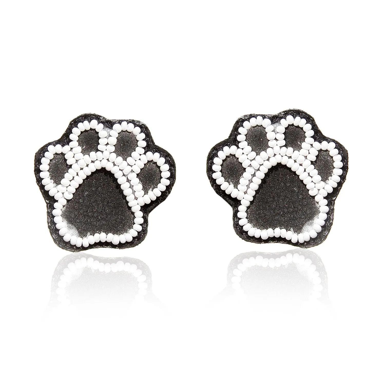 Paw Embroidered Earring