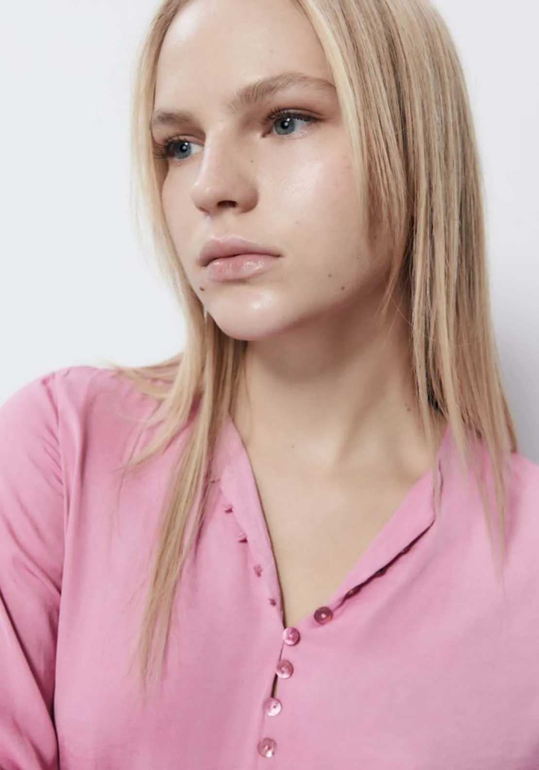 Plain Blouse - Pink