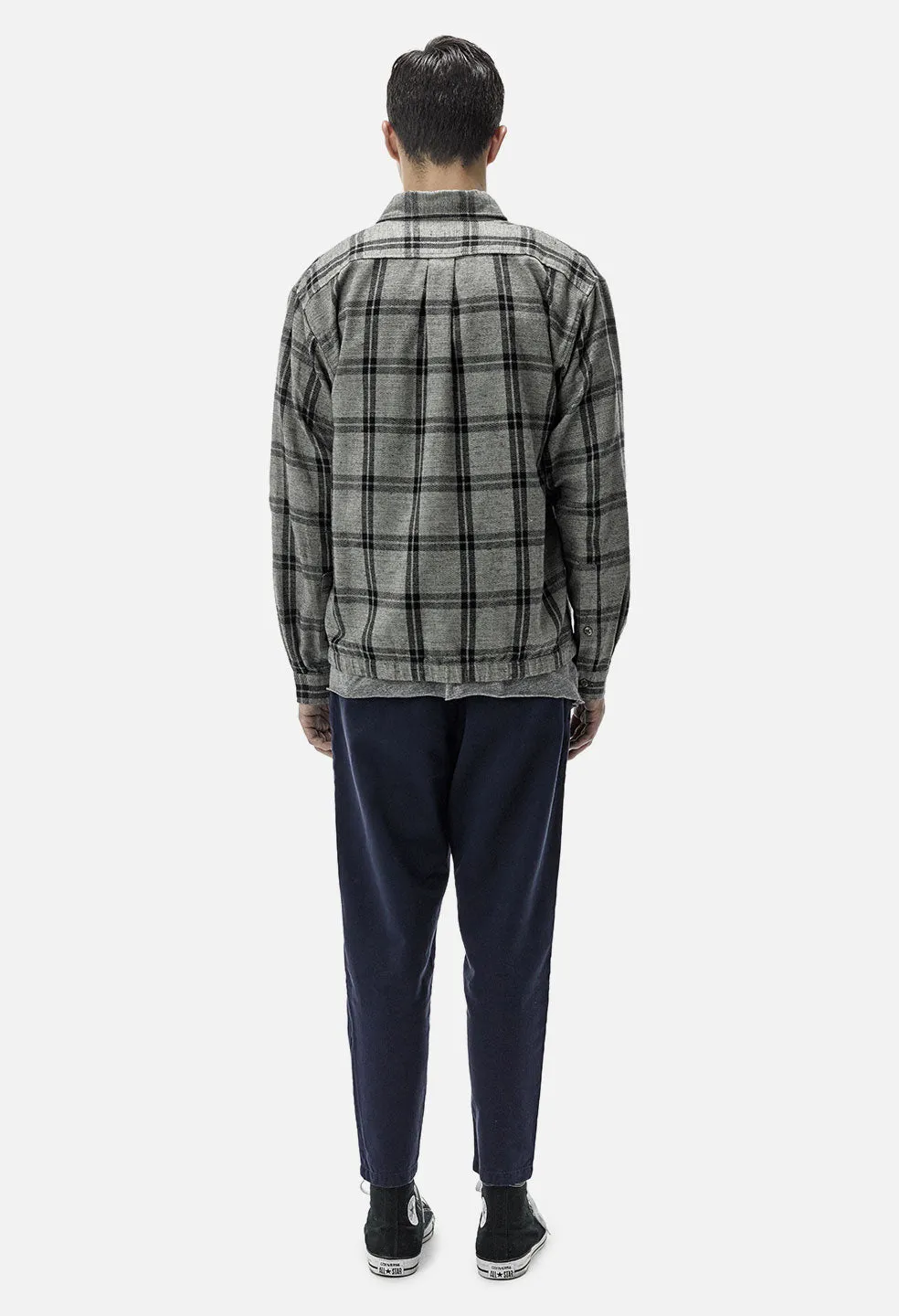 Pleated Chinos / Navy