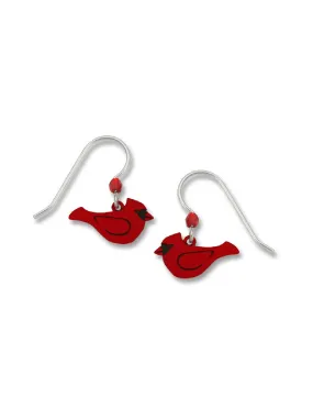 Red Cardinal Earrings by Sienna Sky