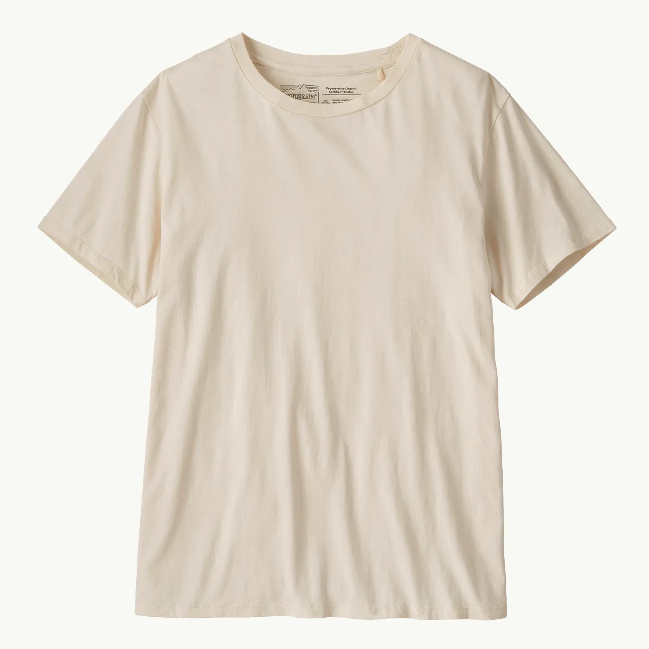 REGENERATIVE ORGANIC CERTIFIED COTTON LW TEE UNDYED NATURAL