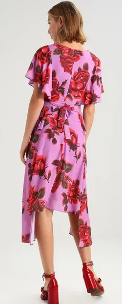 Rose Pleated Dress