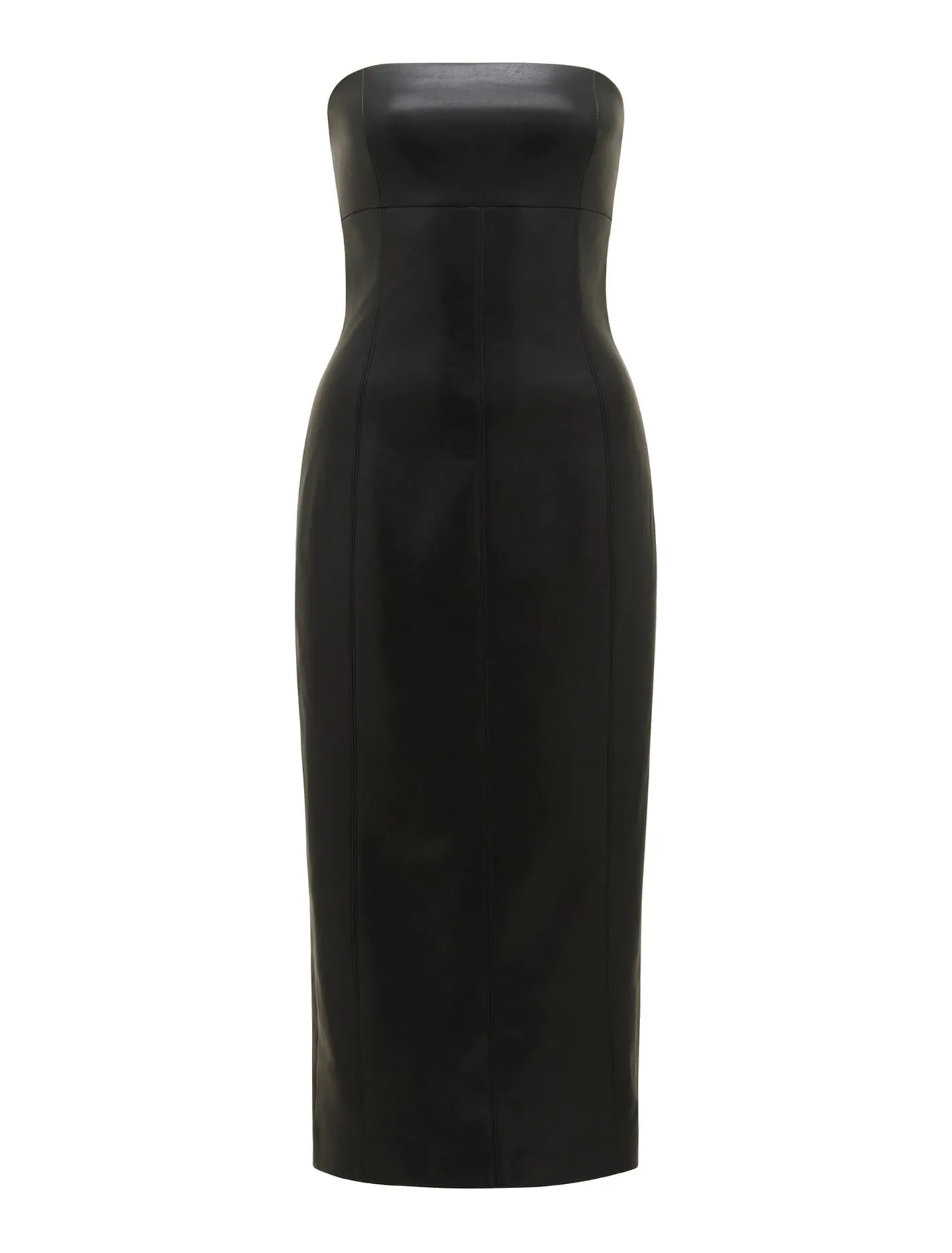 Sabrina Pu Strapless Midi Dress