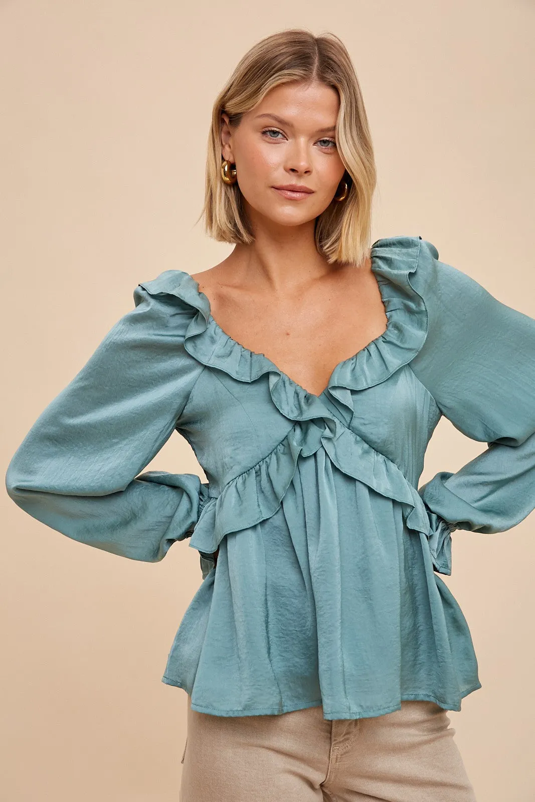 Samara Ruffle Blouse