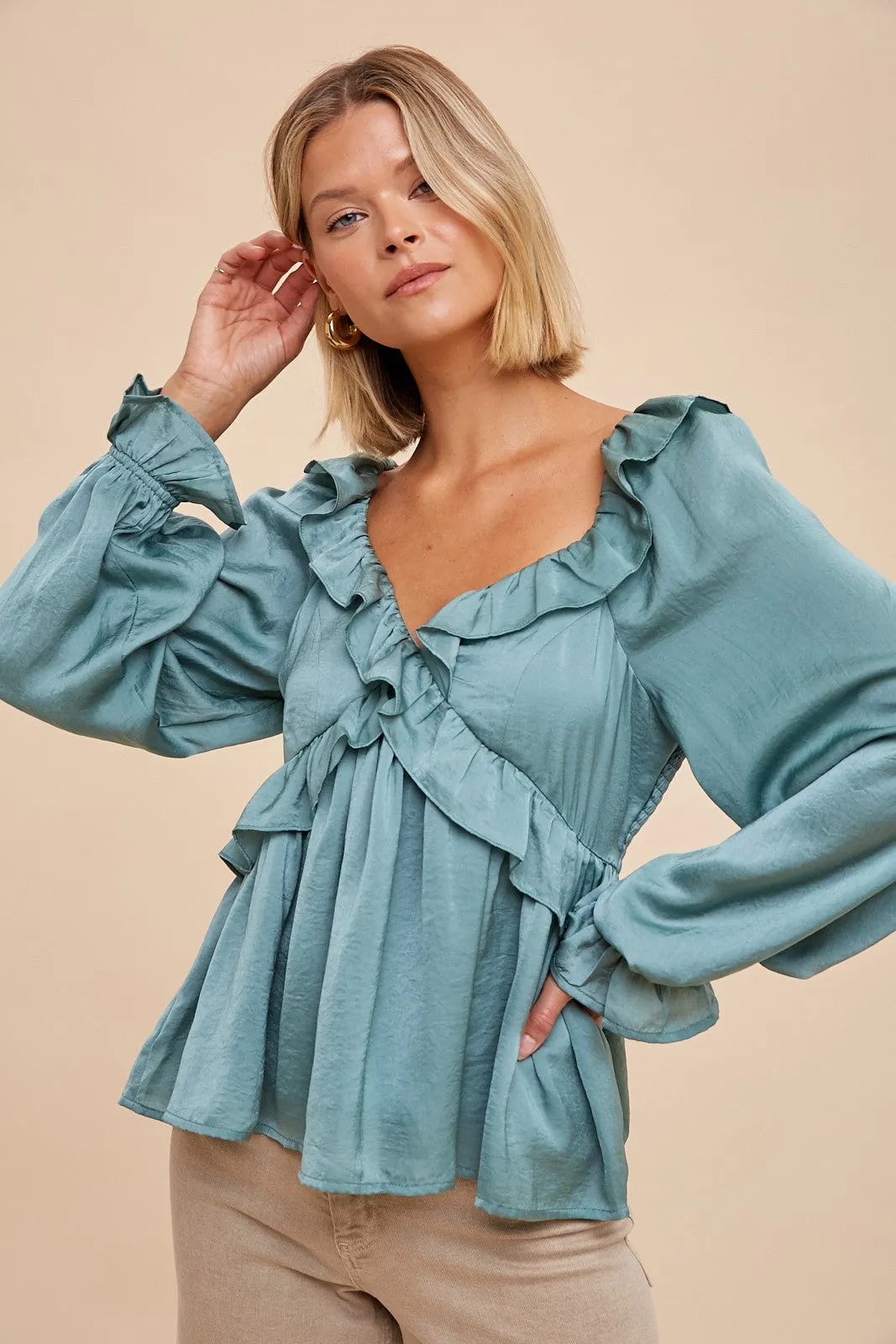 Samara Ruffle Blouse