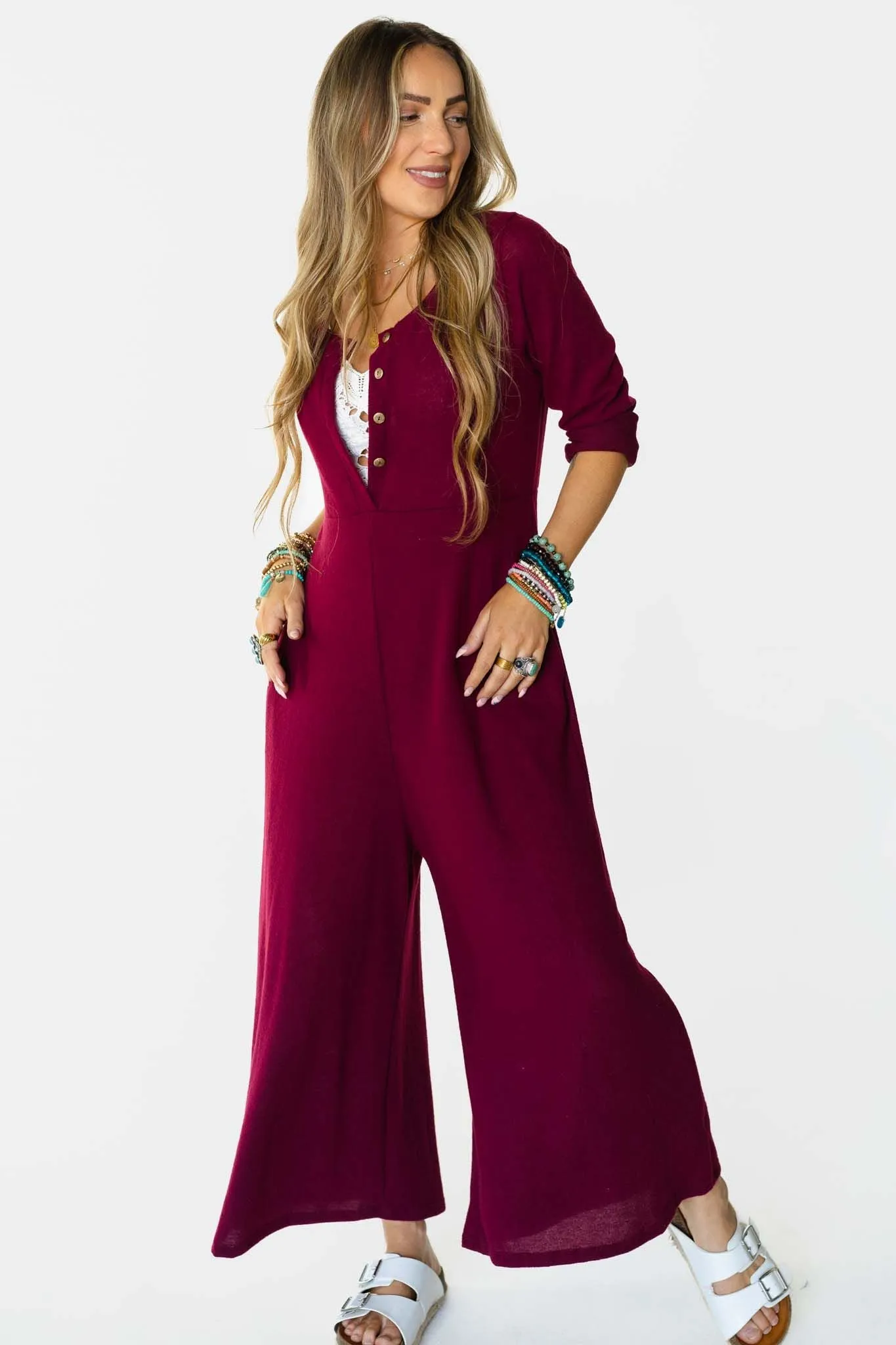 Simply Comfort 2 Piece OOTW - Wine