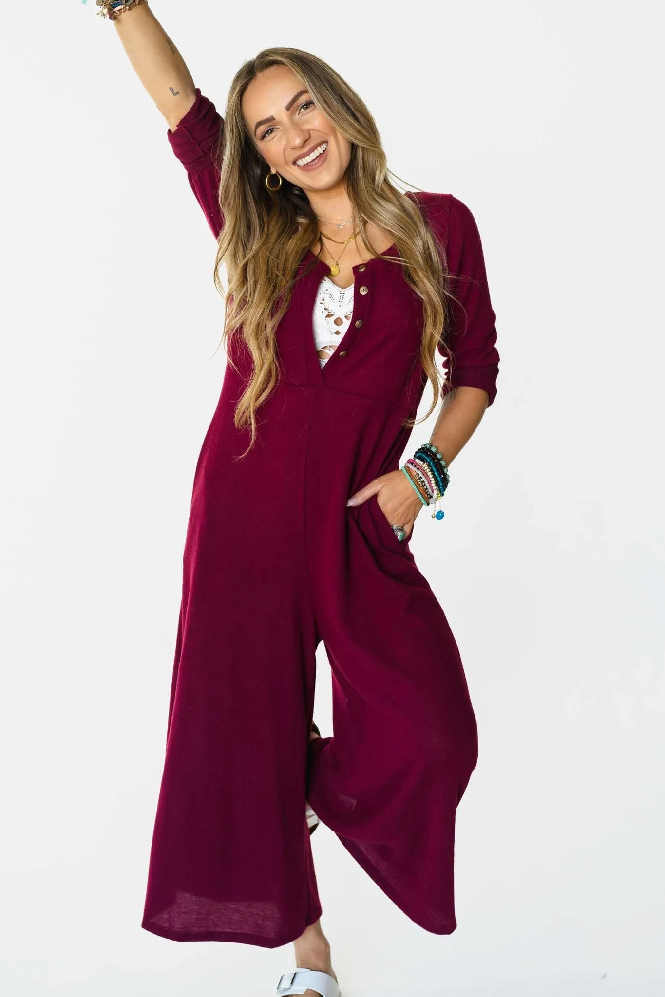 Simply Comfort 2 Piece OOTW - Wine