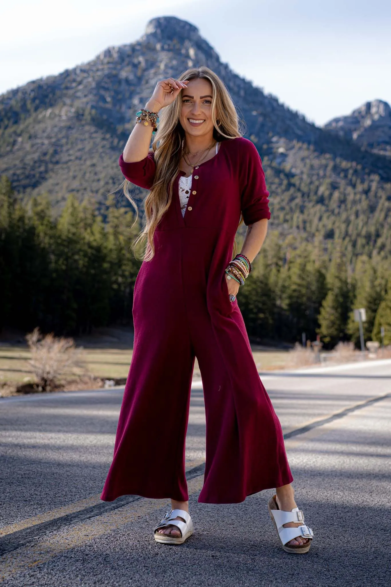 Simply Comfort 2 Piece OOTW - Wine