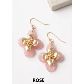 Simply Noelle Garden Party Floral Drop Earrings