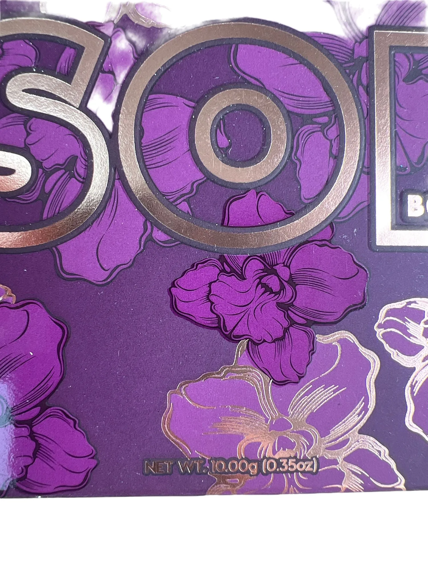 SOL Body Purple Shimmering Body Powder