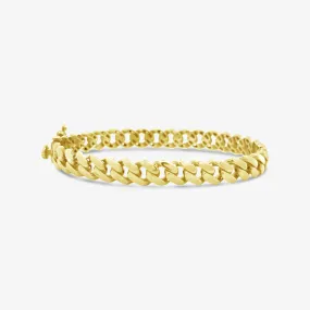 Solid Havana Link Bangle Bracelet