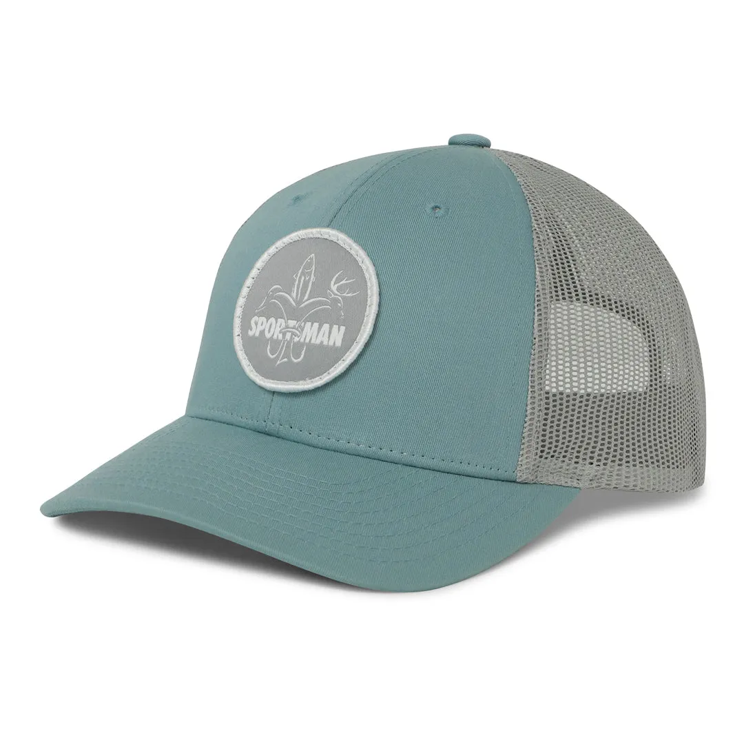 Sportsman Mesh Back Circle Logo Patch Hat