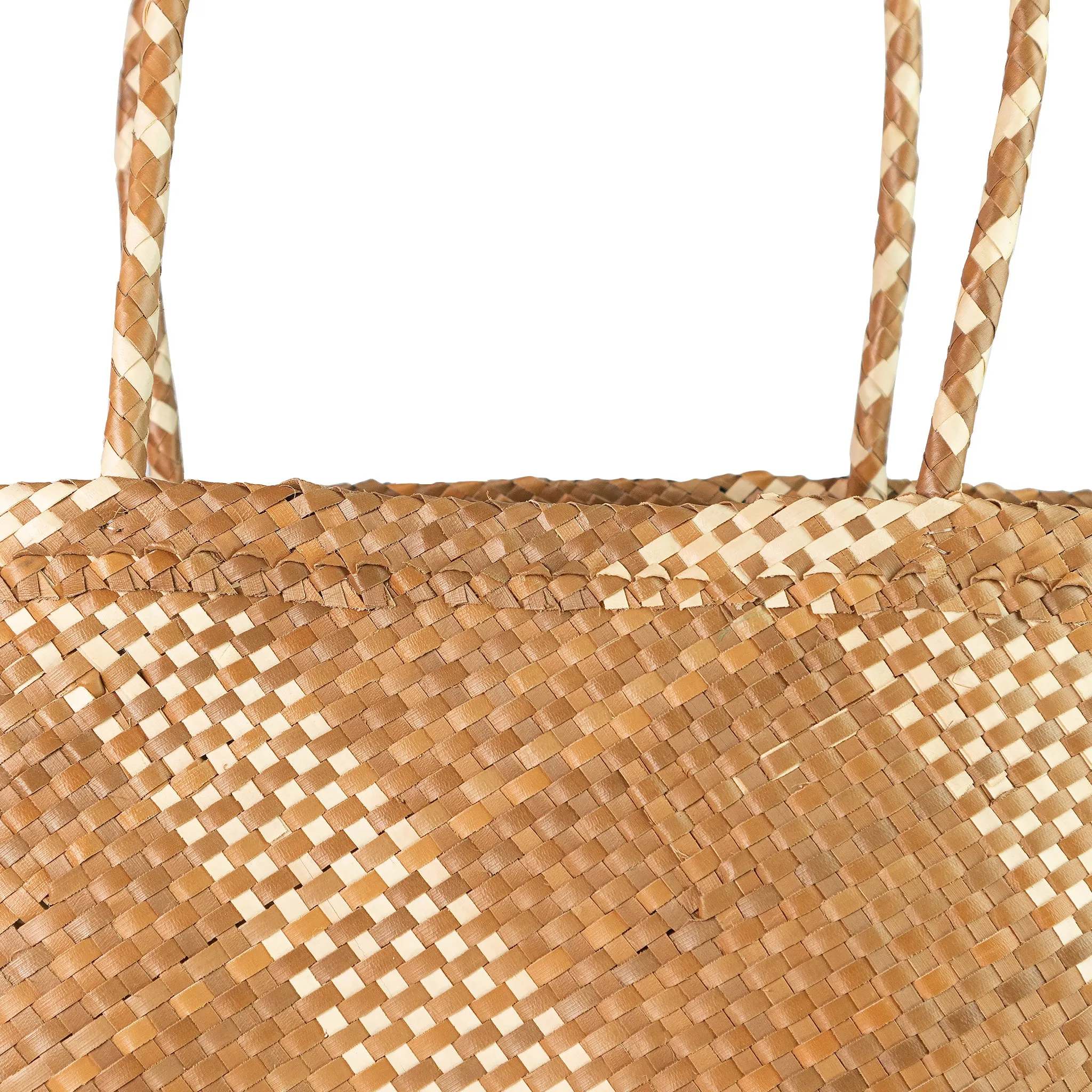 Tall Basket Market Tote Bag