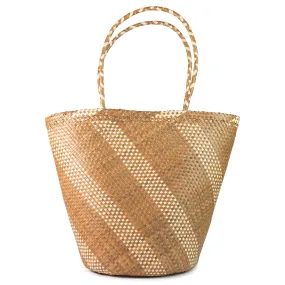 Tall Basket Market Tote Bag