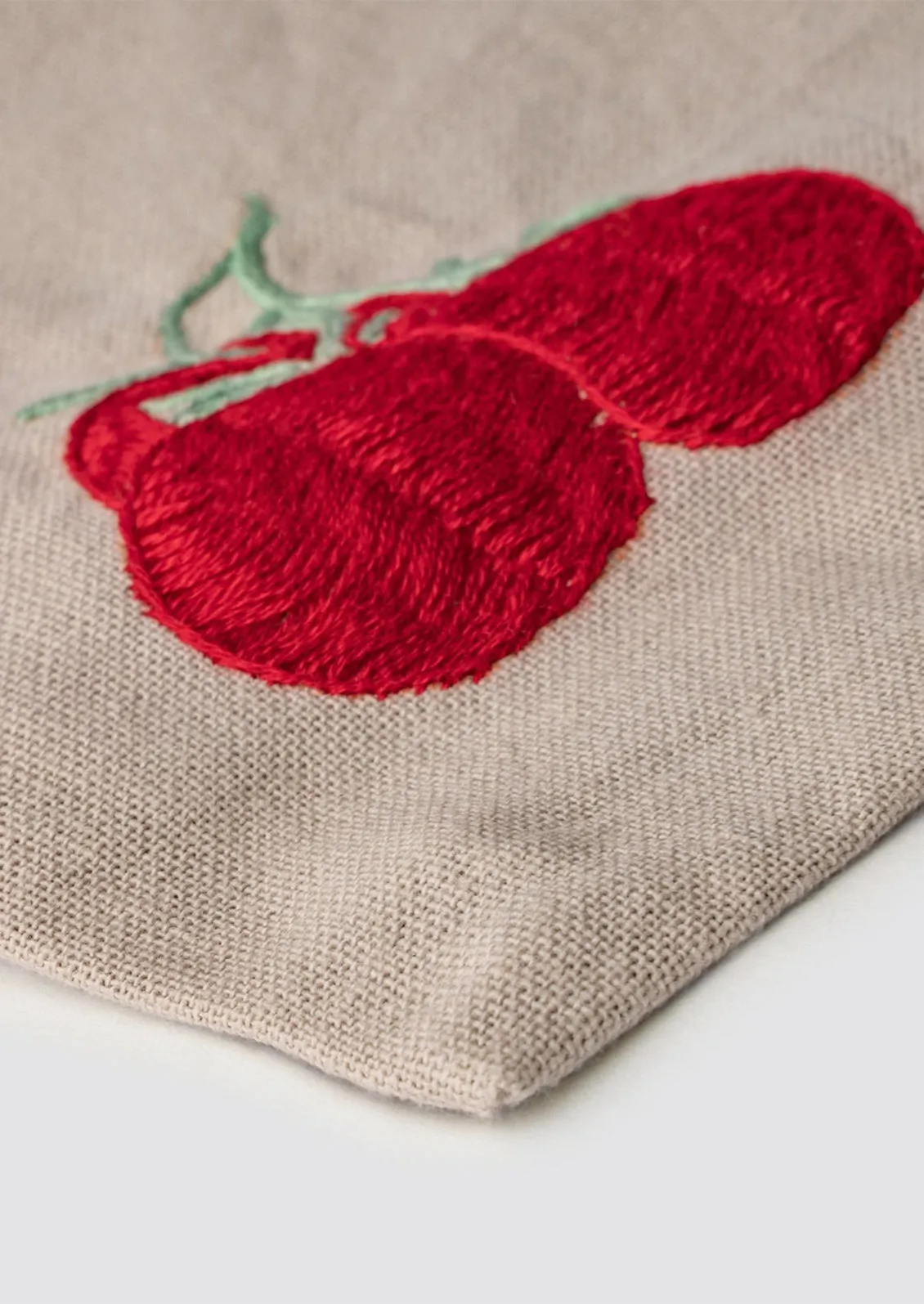 Tomato Embroidered Placemat