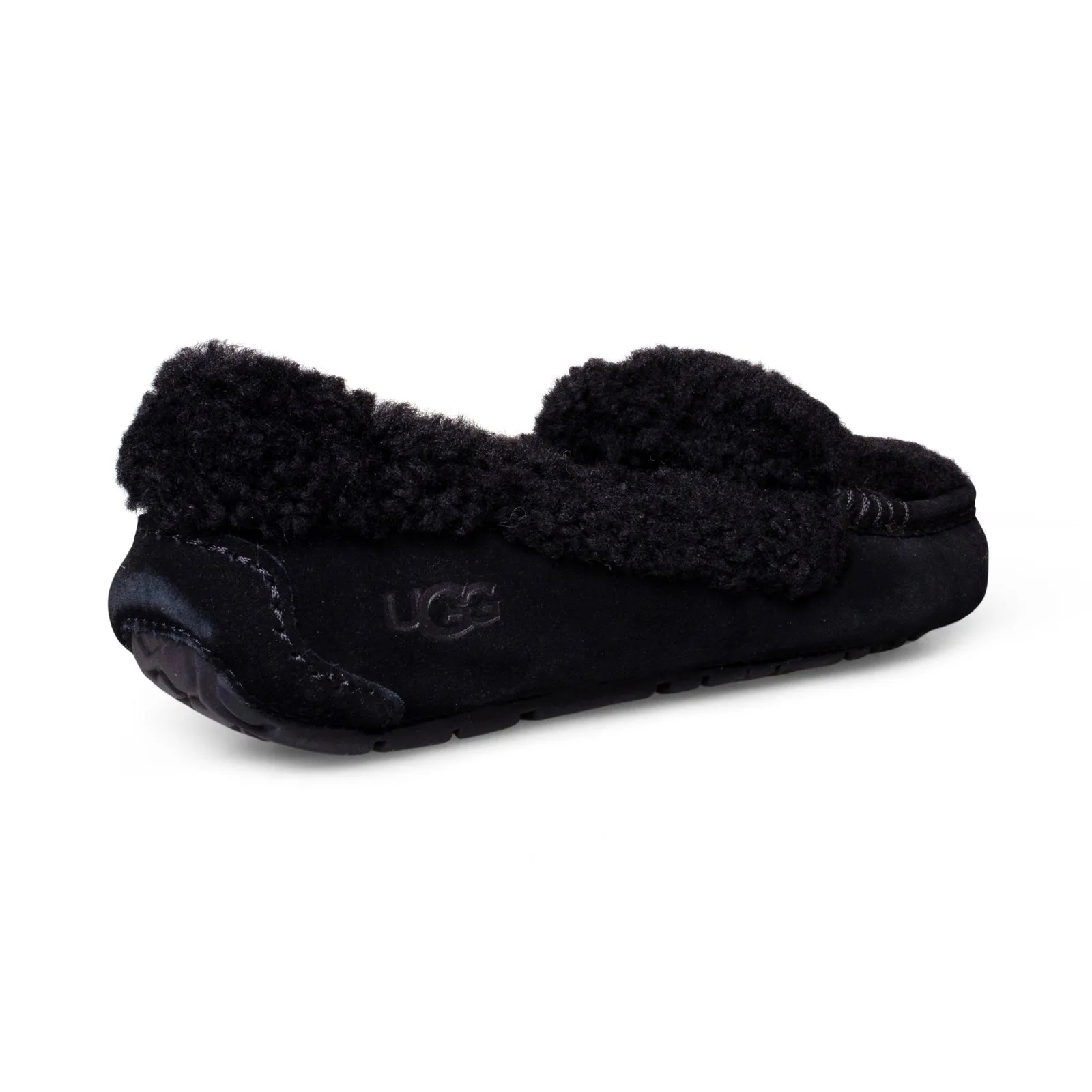 UGG Ansley UGG Braid Black Slippers - Women's