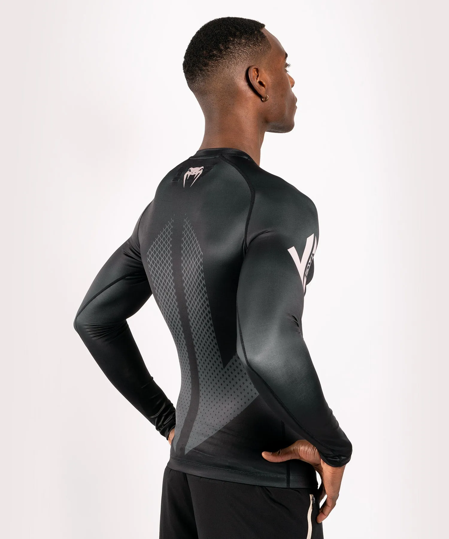 Venum Arrow Loma Signature Collection Long Sleeve Rashguard - Black/White