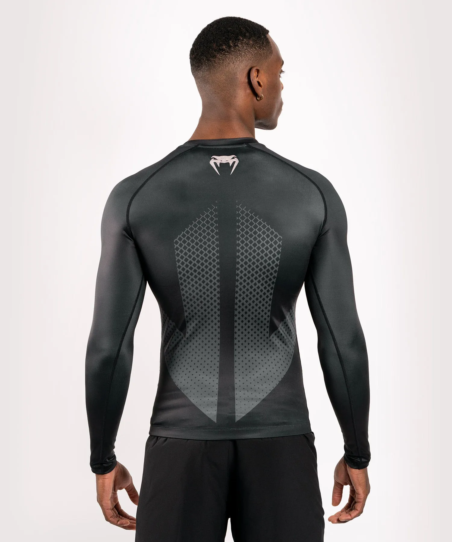 Venum Arrow Loma Signature Collection Long Sleeve Rashguard - Black/White