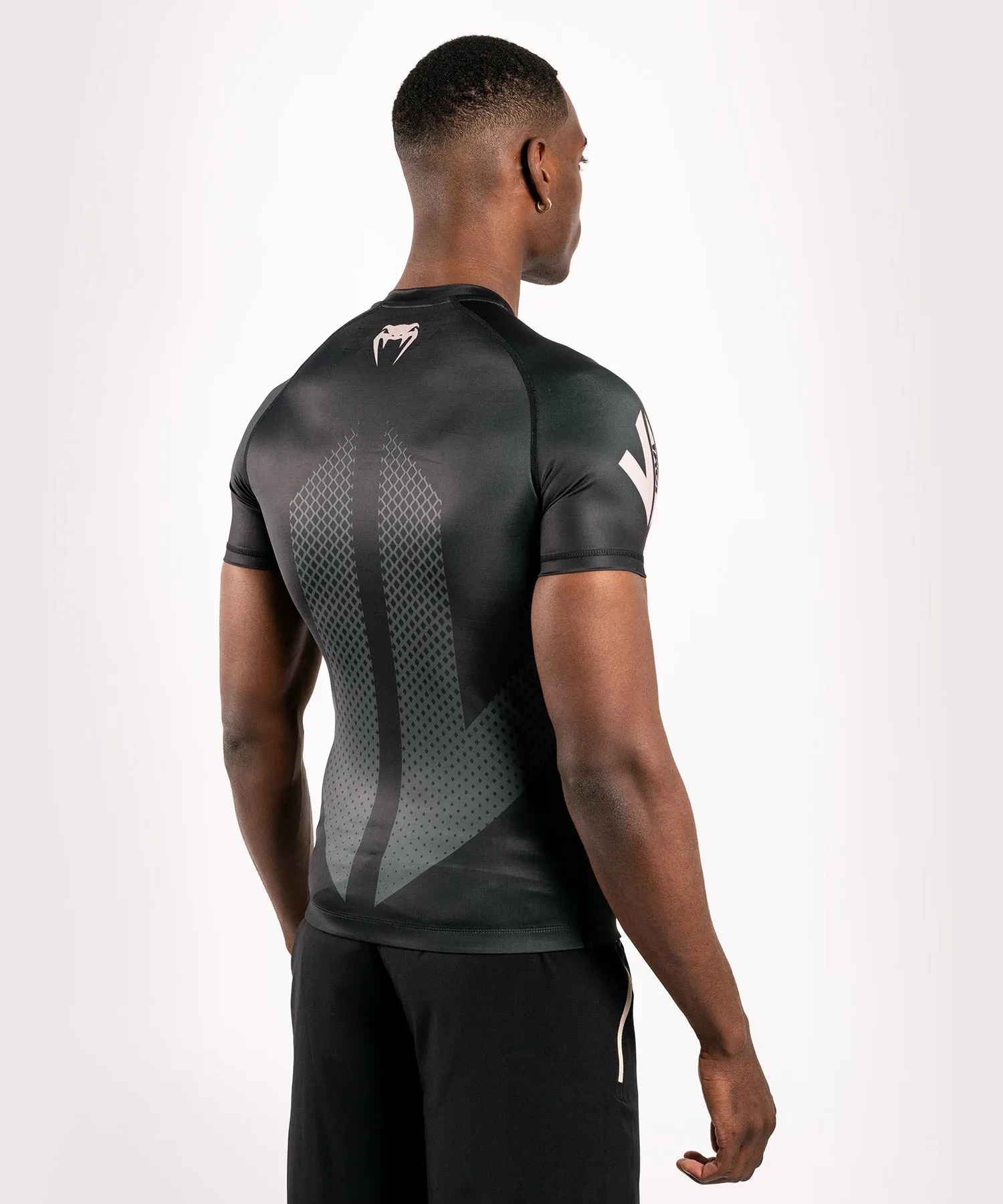 Venum Arrow Loma Signature Collection Short Sleeve Rashguard - Black/White