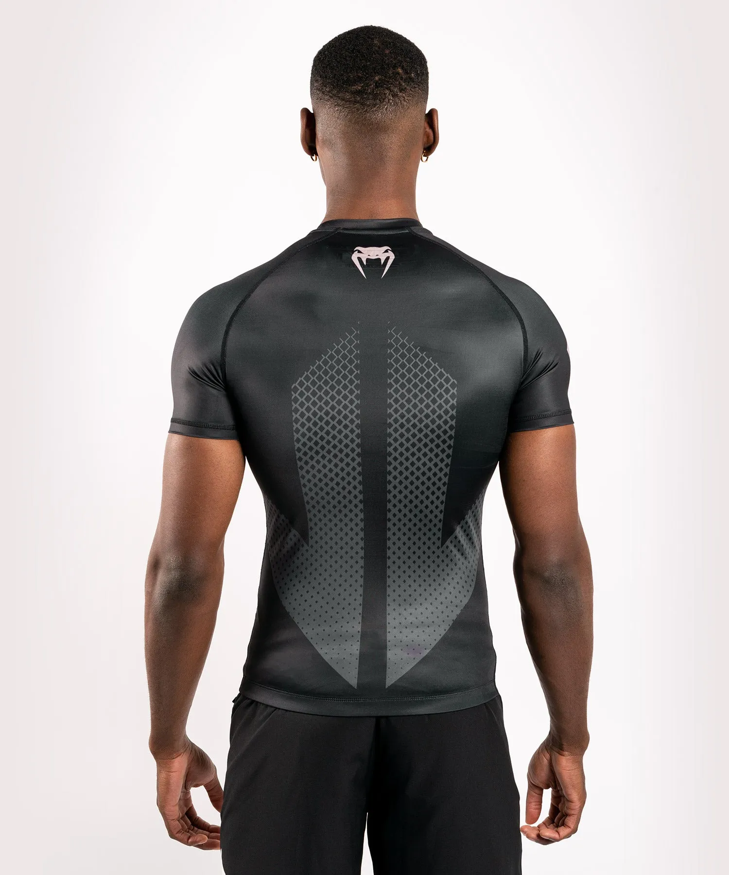 Venum Arrow Loma Signature Collection Short Sleeve Rashguard - Black/White