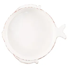 Vietri Melamine Lastra Medium Fish Serving Bowl