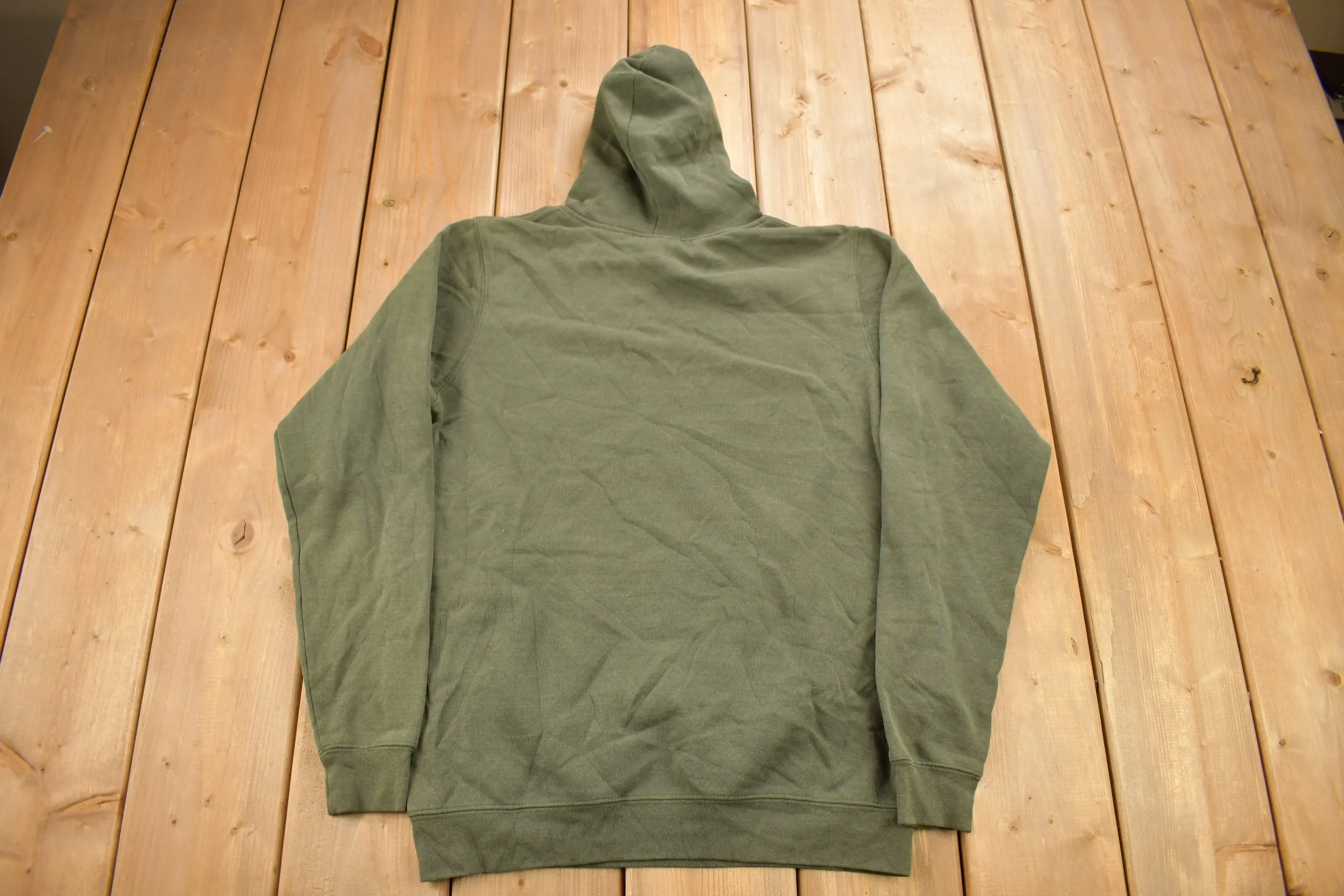 Vintage 1990s Carhartt Green Hoodie / Vintage Workwear / Vintage Brown Sweater / Carhartt Sweater / Heavy Weight Hoodie