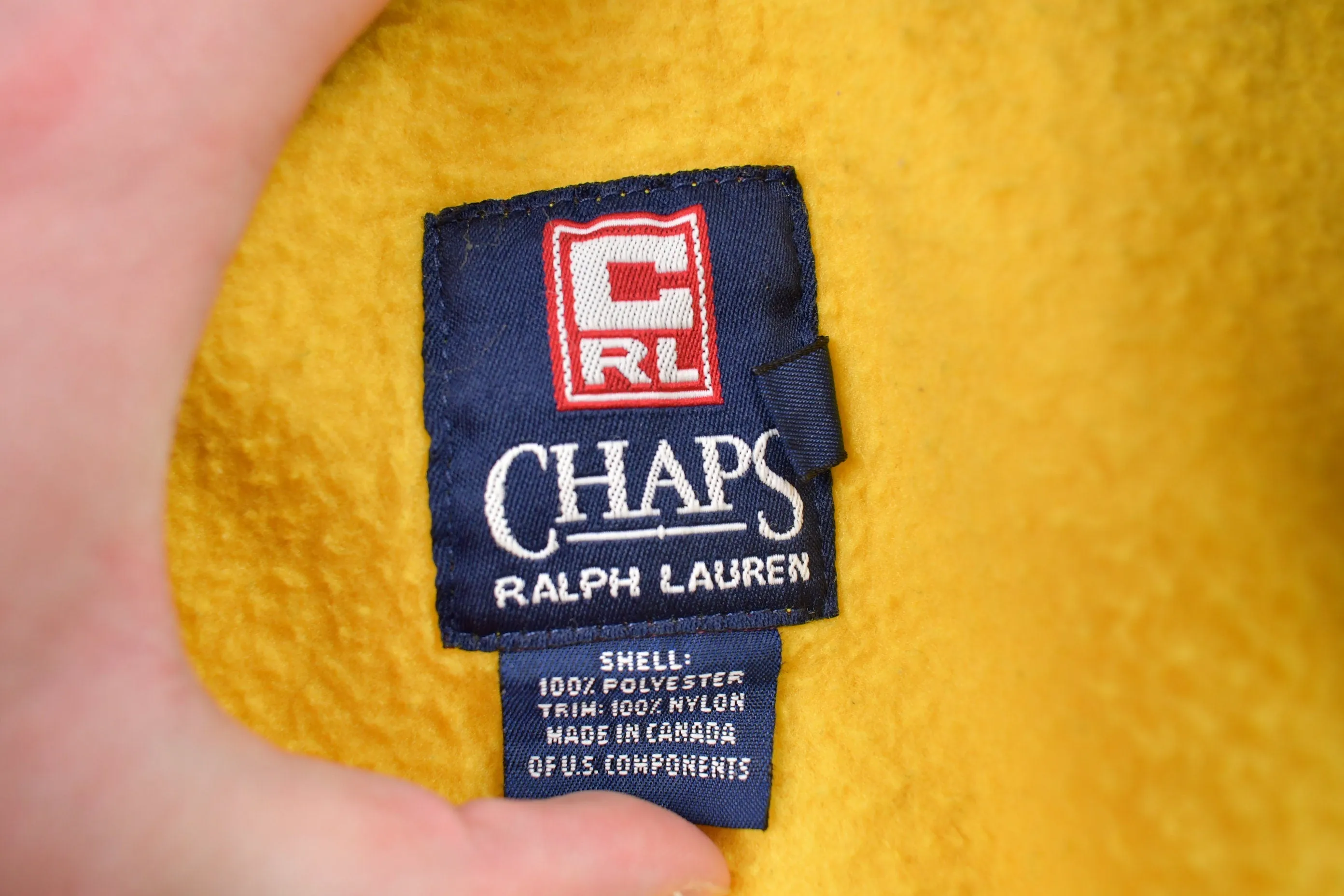 Vintage 1990s Ralph Lauren Chaps Fleece Sweater / Outdoorsman / 90s Sweater / Streetwear / Hiking / Fleece Zip up / Vintage Chaps Fleece