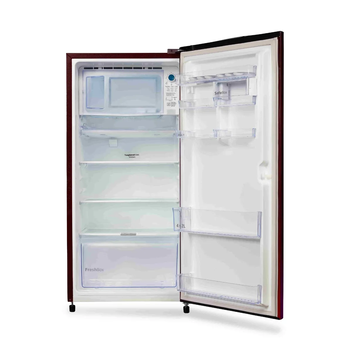 Voltas Beko 185 L, 5 Star, Single Door DC Refrigerator (Fairy Flower Wine)