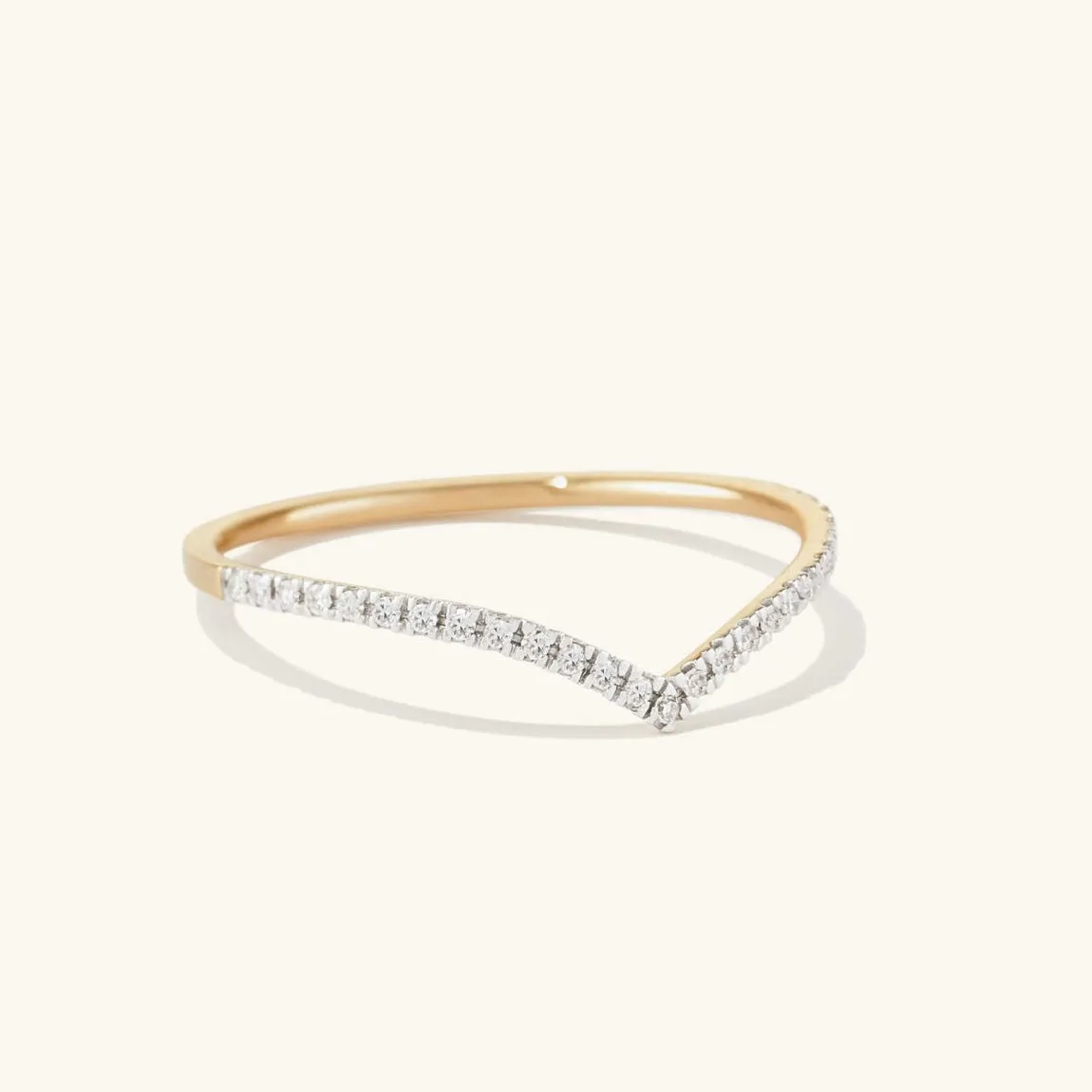 Wishbone Stacker Set in 14K Solid Gold