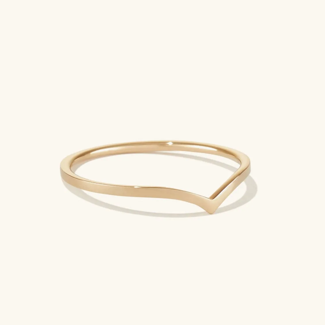 Wishbone Stacker Set in 14K Solid Gold