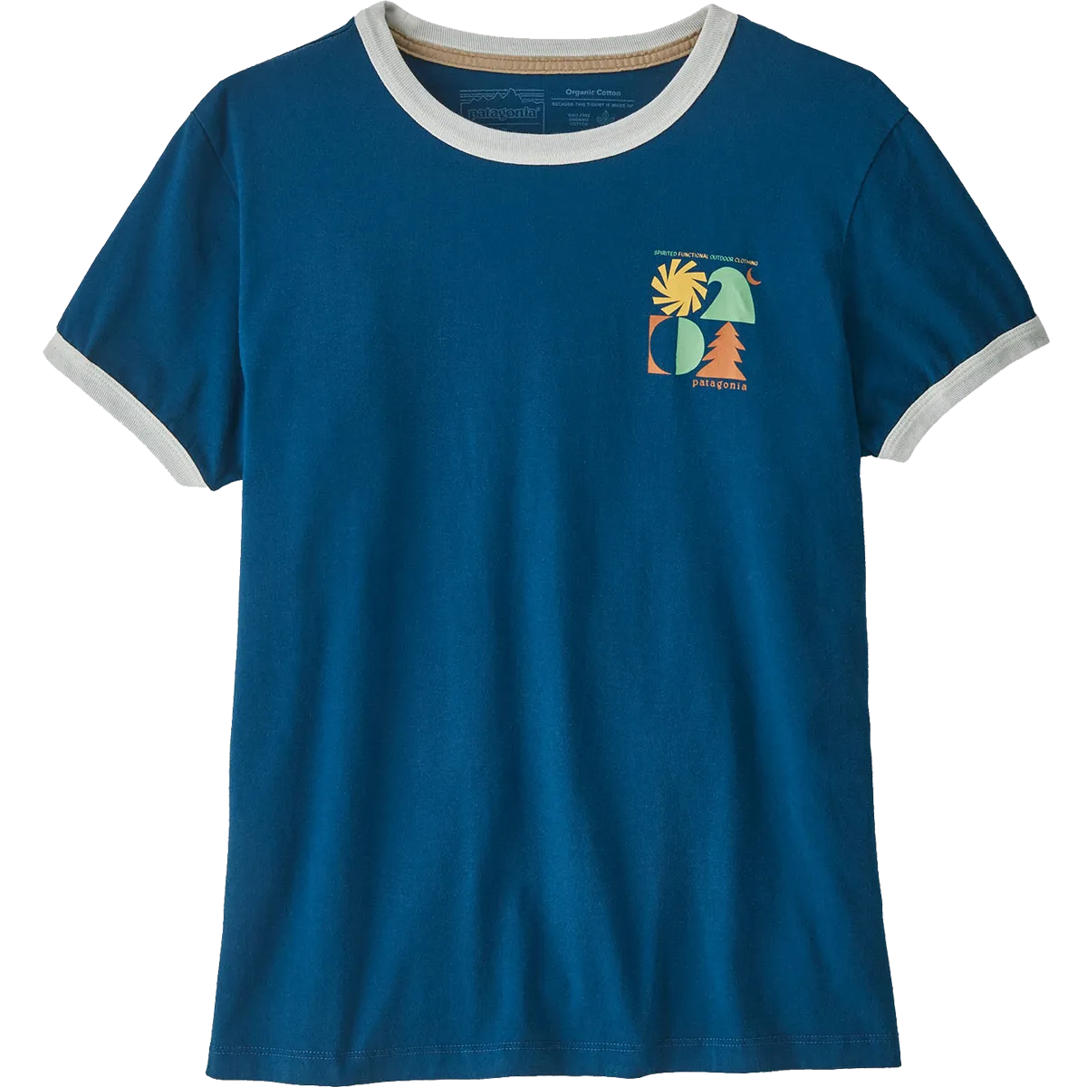 Women's Spirited Seasons Organic Ringer Tee